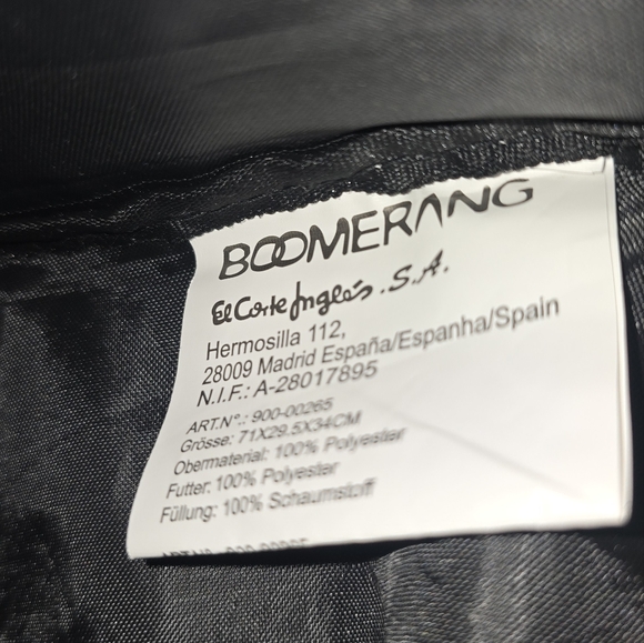 Large Black duffle bag NWOT - Picture 3 of 5